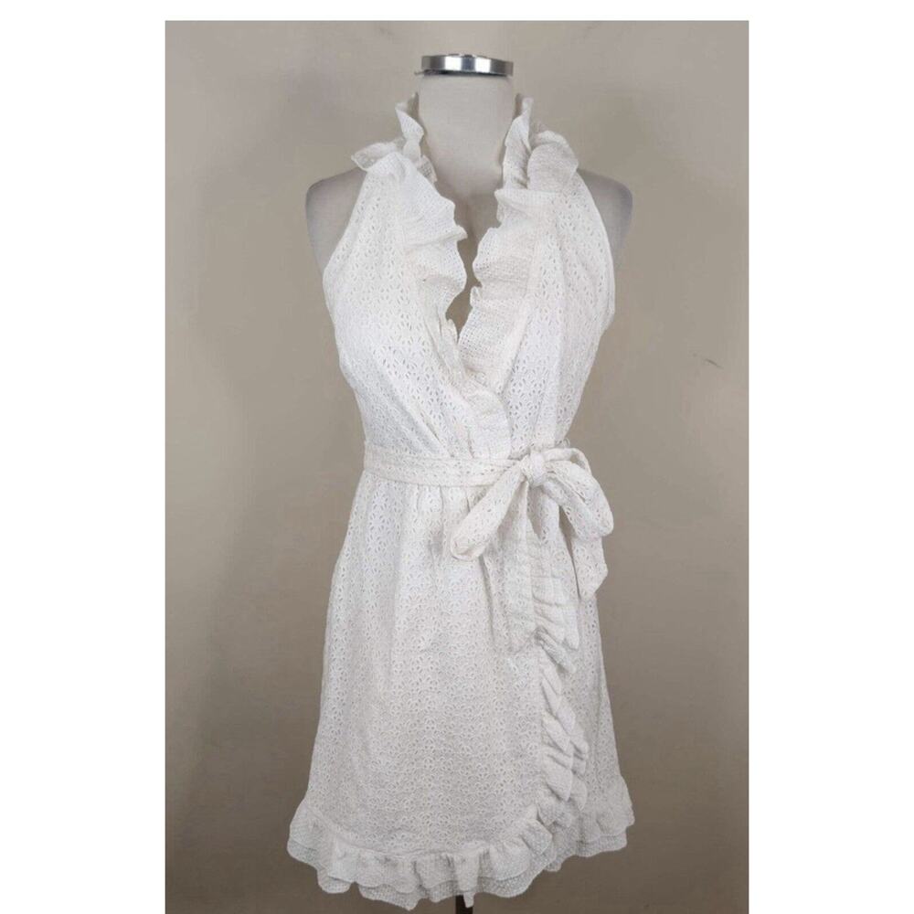 Lilly Pulitzer White Ruffle Midi Dress